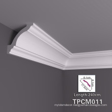 High Stability PU Decorative Cornice Moulding With Great Varieties